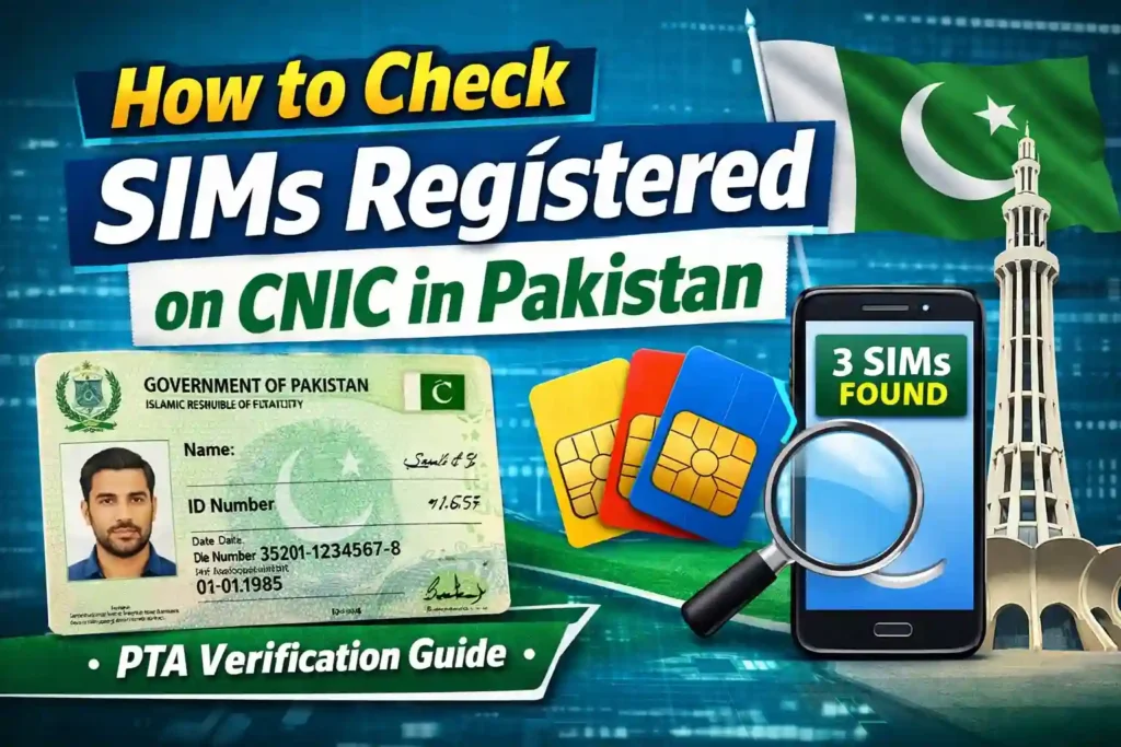 How to Check Unknown SIM Number Details Online in Pakistan