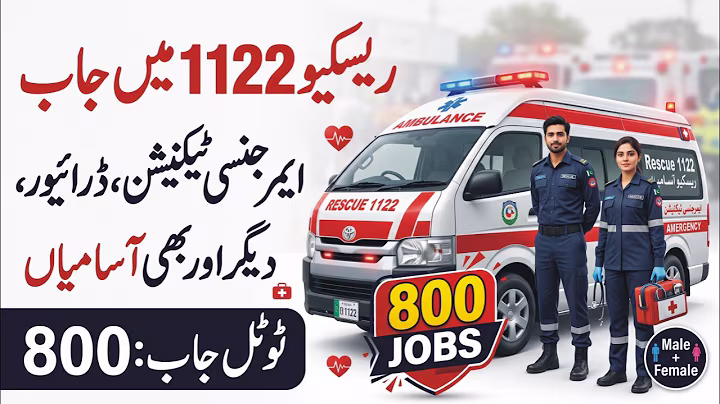 Rescue 1122 KPK Jobs